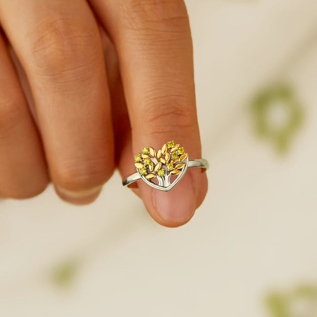 tree heart ring - Always fit inside my heart 