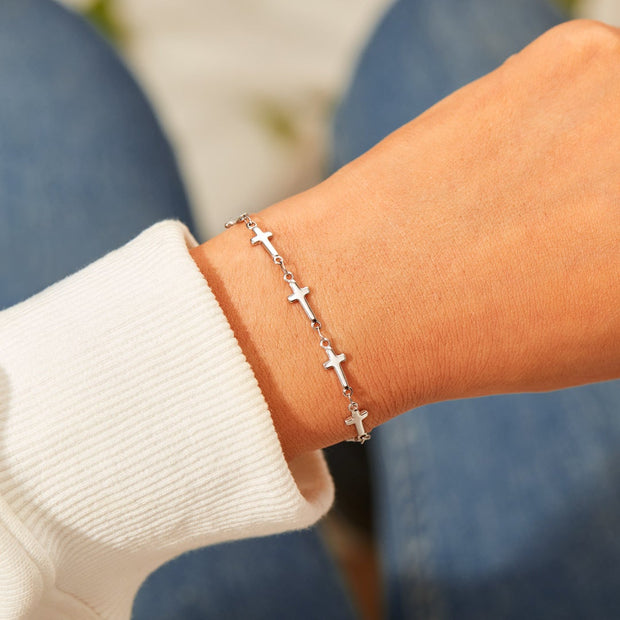 Tiny Cross Bracelet