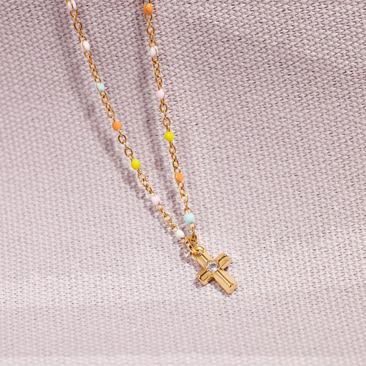 Petite Cross Necklace