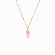 Happy Pill Necklace - The Storm Will Pass 