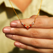 Flame Necklace-Girl You're Fire Pick-Me-Up 