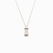 Every Second Every Minute Hourglass Necklace