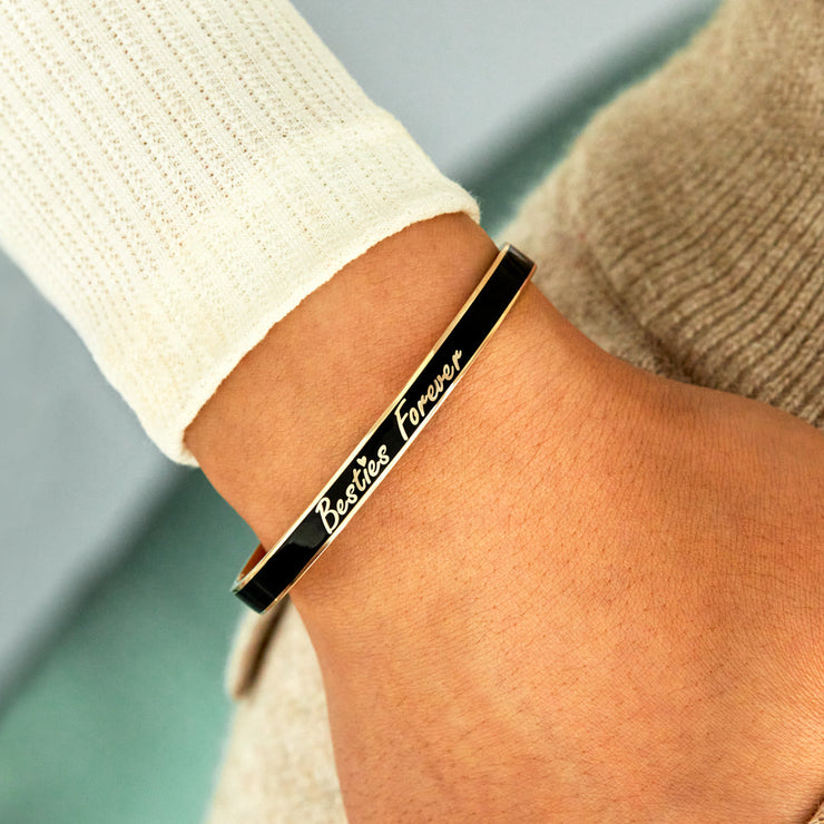 Letters Bangle - Besties Forever