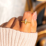 Fleur De Lis Ring - Our Lives Are Tied Together 