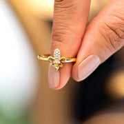 Fleur De Lis Ring - Our Lives Are Tied Together 