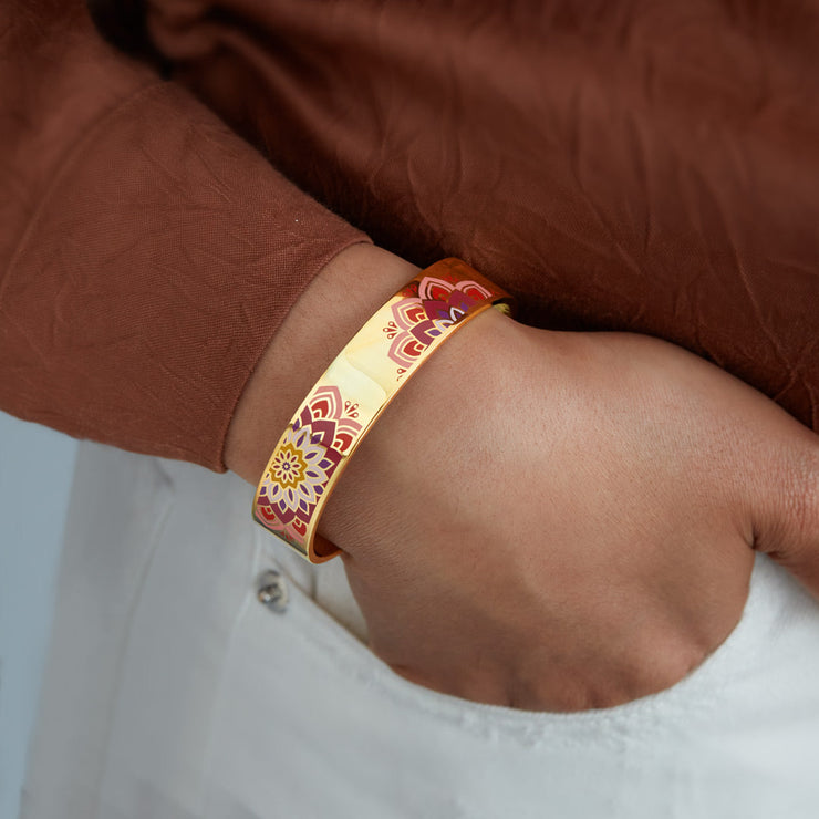 Every Morning We Are Born Again Mandala Bangle