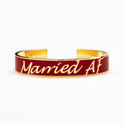 Married AF Letters Bangle