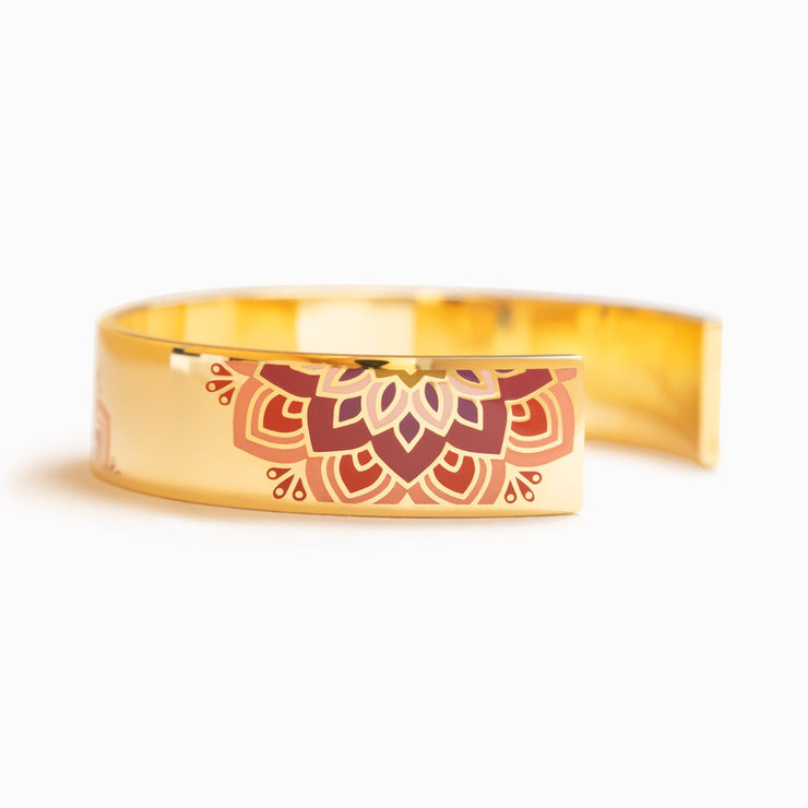 Every Morning We Are Born Again Mandala Bangle