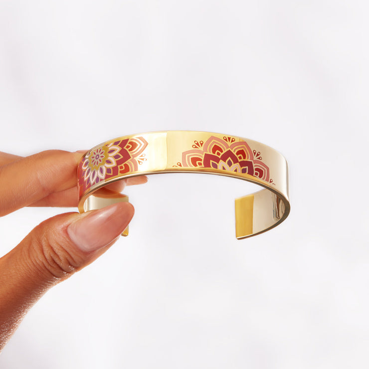 Every Morning We Are Born Again Mandala Bangle