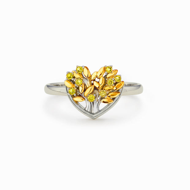 tree heart ring - Always fit inside my heart 