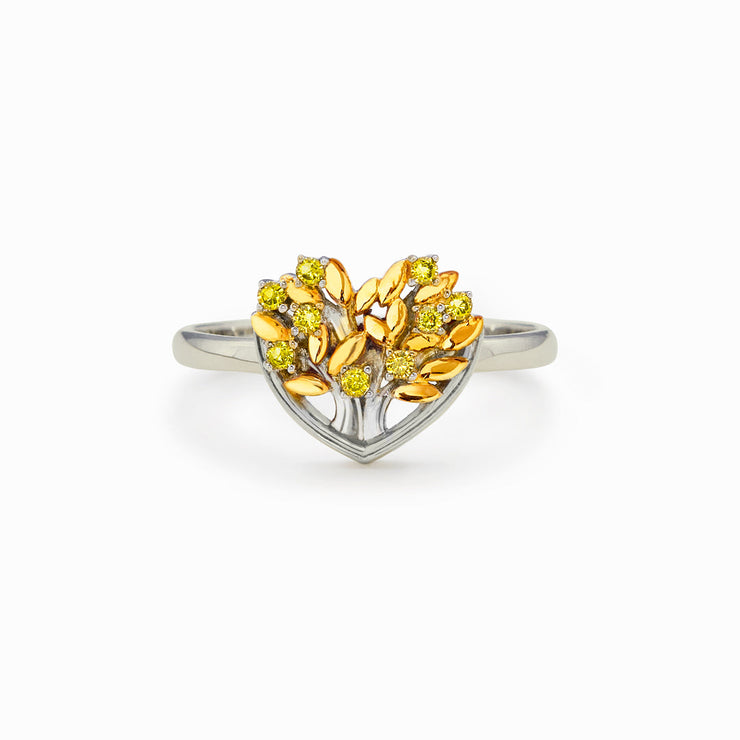 tree heart ring - Always fit inside my heart 