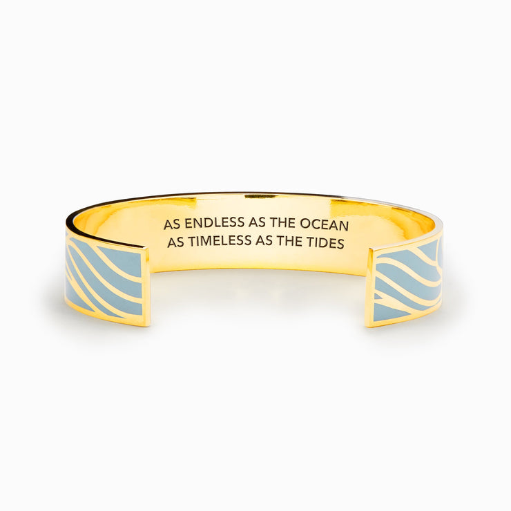 As Endless As The Ocean As Timeless As The Tides Bangle